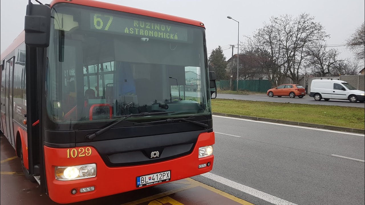 MHD BA LINKA 67 OVCIARSKA - ASTRONOMICKA