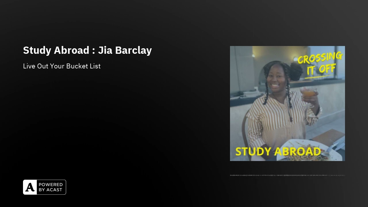 Study Abroad : Jia Barclay