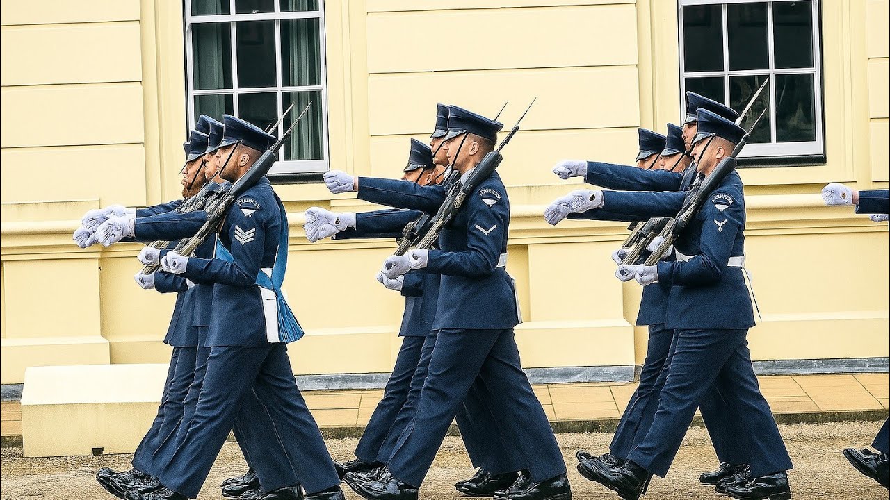 Changing of the Guard Buckingham Palace RAF Regiment 