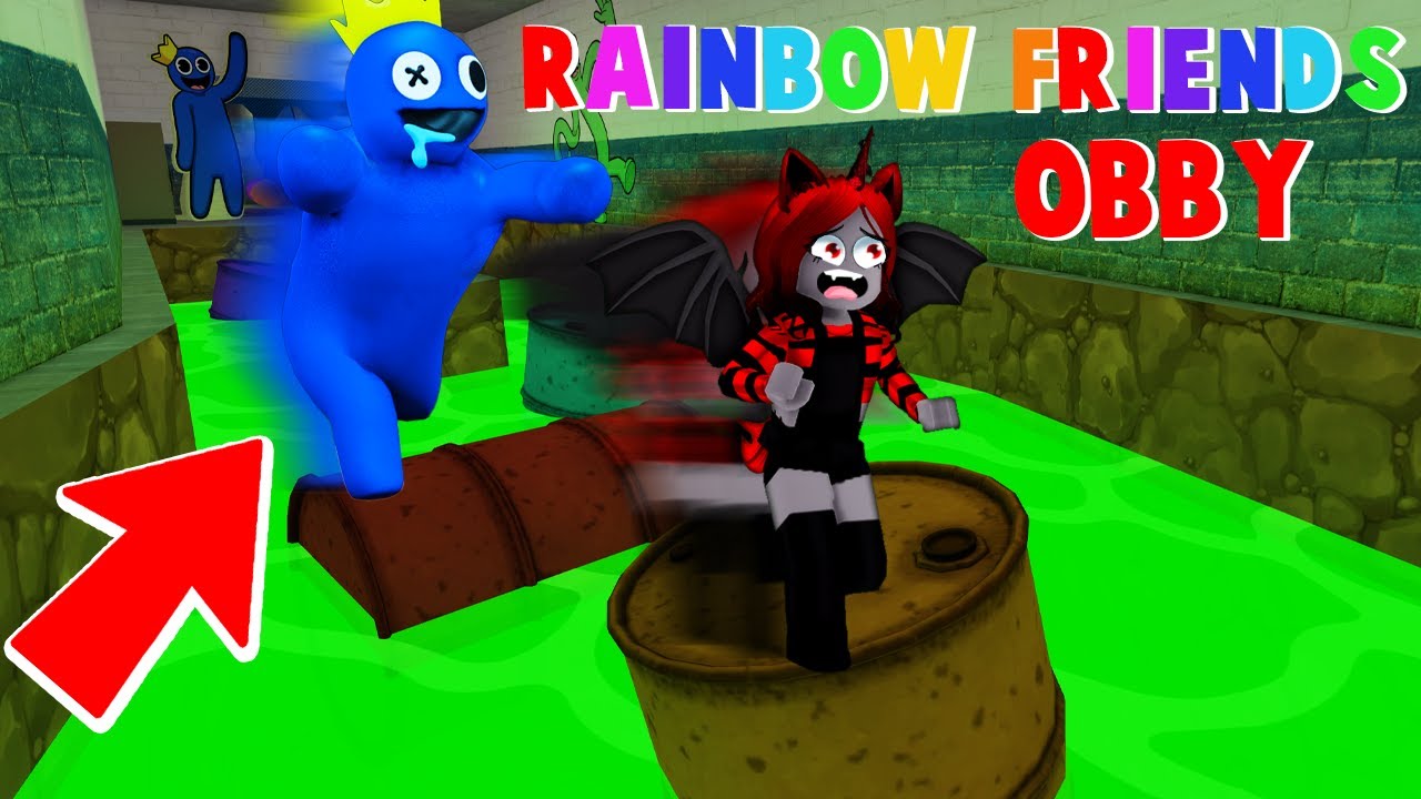 ESCAPE RAINBOW FRIENDS OBBY! | Roblox