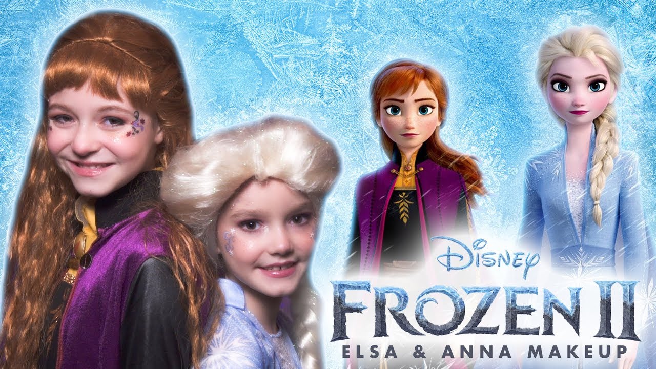 Elsa and Anna Frozen 2 Sisters MAKEUP Transformation!