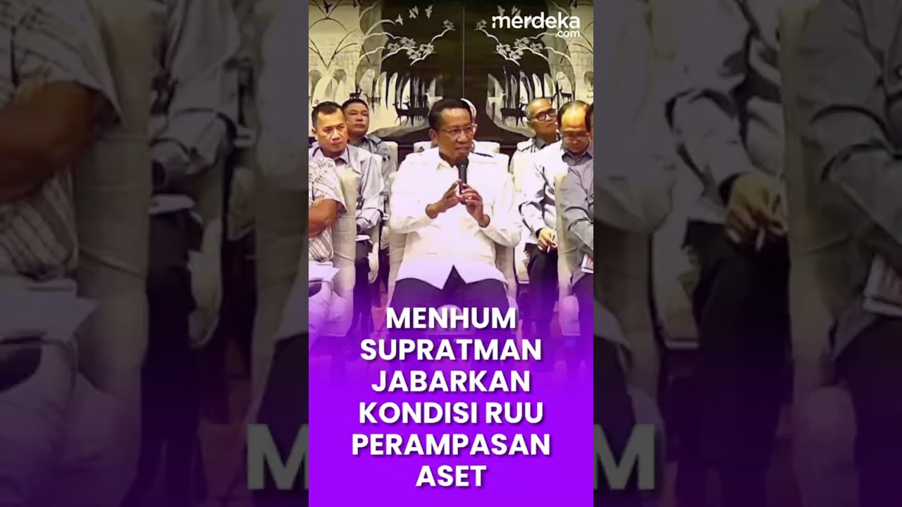 Menteri Hukum Supratman Jabarkan Kondisi RUU ... #merdekaplus