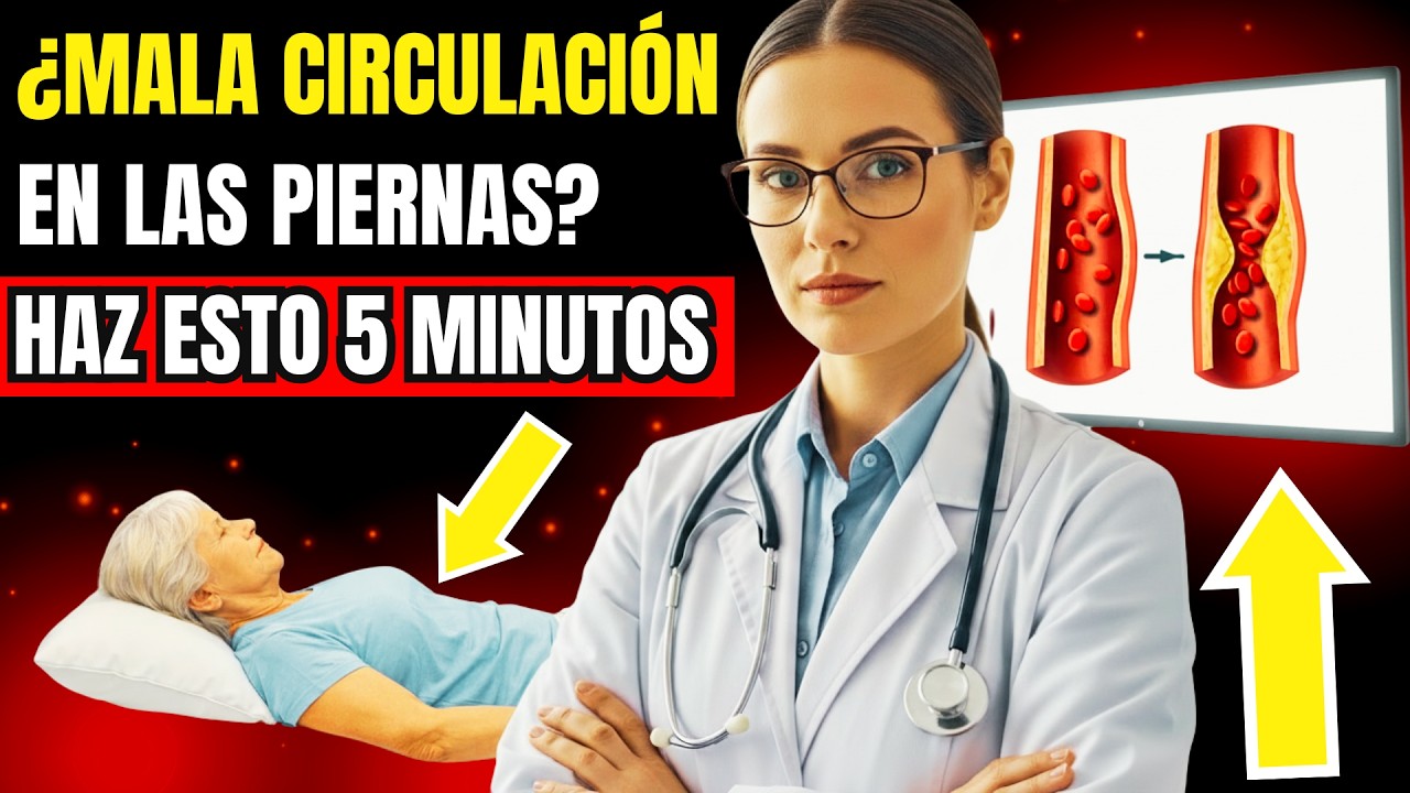 ¿Mala Circulación en las Piernas? Prueba de Treinta Segundos y Tres Ejercicios Rápidos Sentado