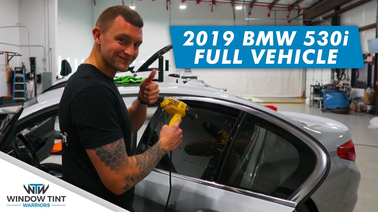 How To Tint A Full Car - 2019 BMW 530i - Full Door Panel Removal
