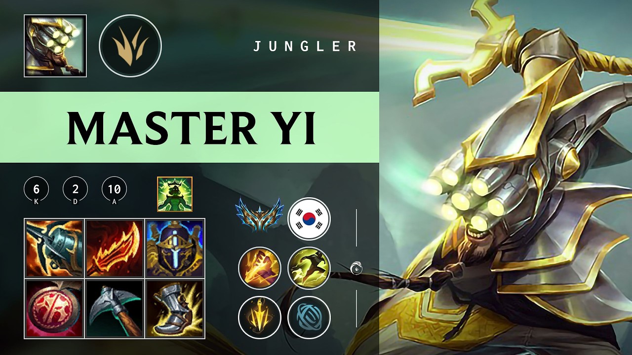 Master Yi Jungle vs Rek'Sai - KR Challenger Patch 26.04