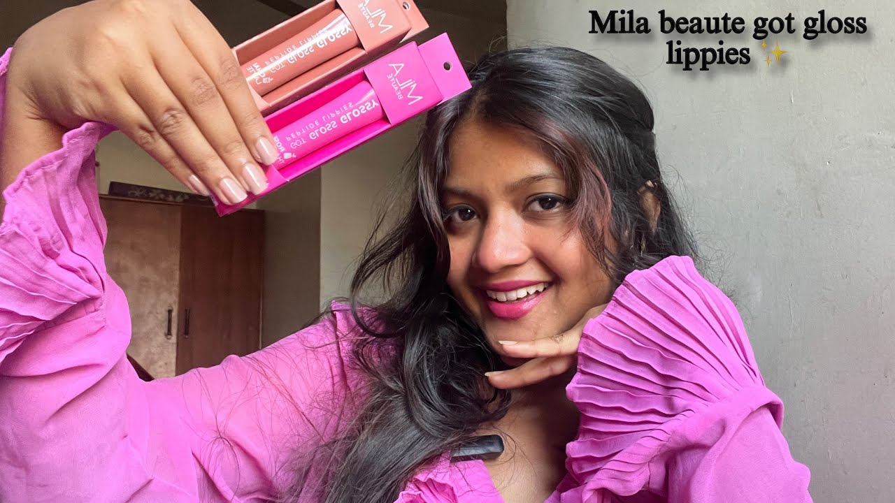 Mila beaute Got Gloss Peptide Lippies || Review + swatches ✨|| under rs 120 😱