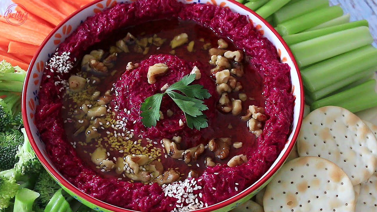 THE BEST BEET MUTABBAL | BEET TAHINI DIP | متبل الشمندر