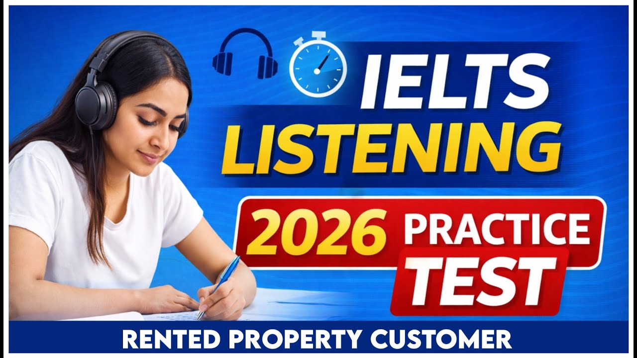 IELTS LISTENING PRACTICE TEST 2 2026 WITH ANSWERS | 12.01.2026