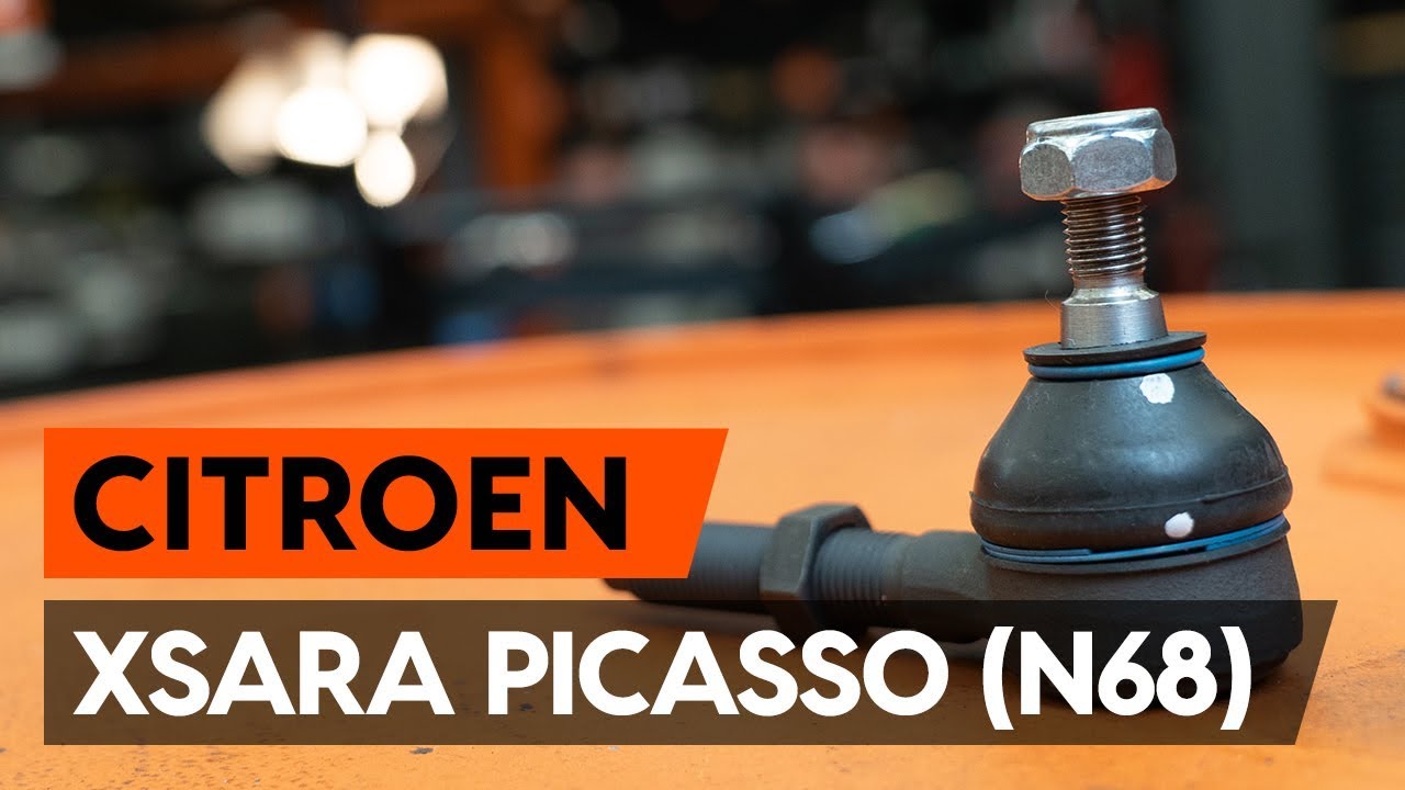 How to change tie rod end / track rod end on CITROEN XSARA PICASSO (N68) [TUTORIAL AUTODOC]