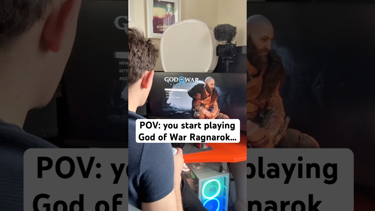 People playing God of War Ragnarok for the FIRST time&hellip; | Kratos or Atreus?👀