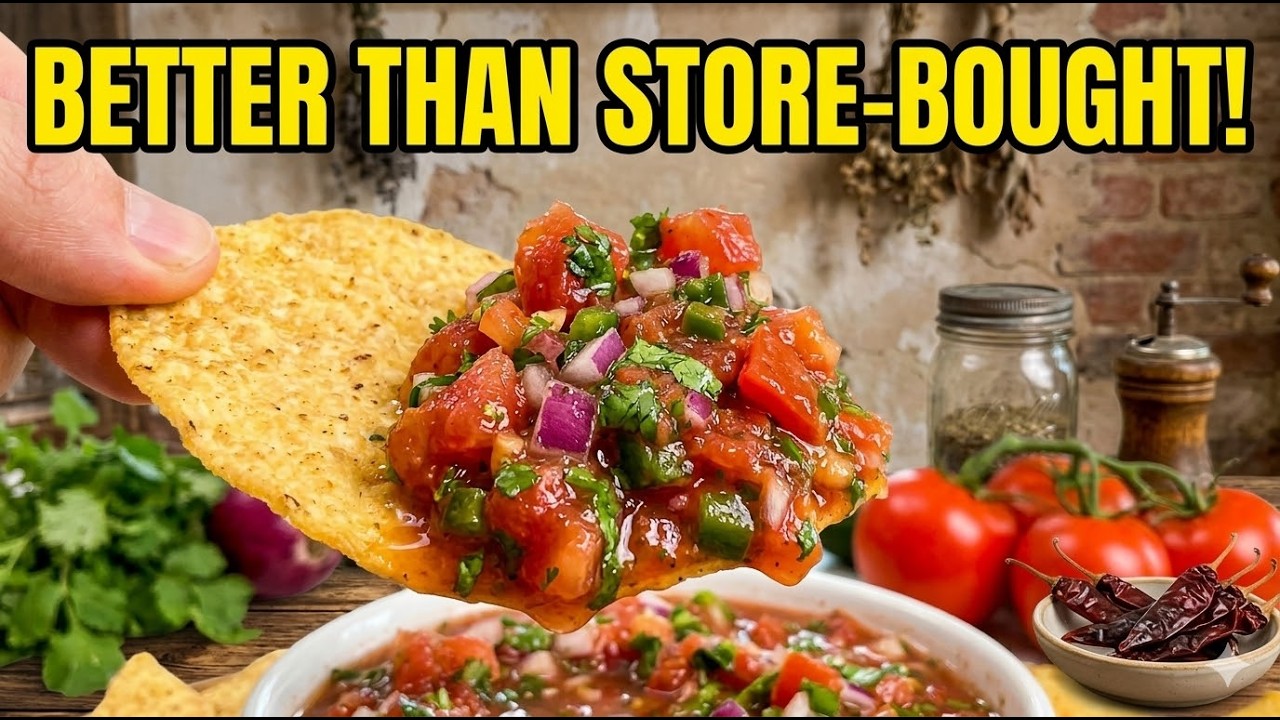 Better Than Store Bought Salsa