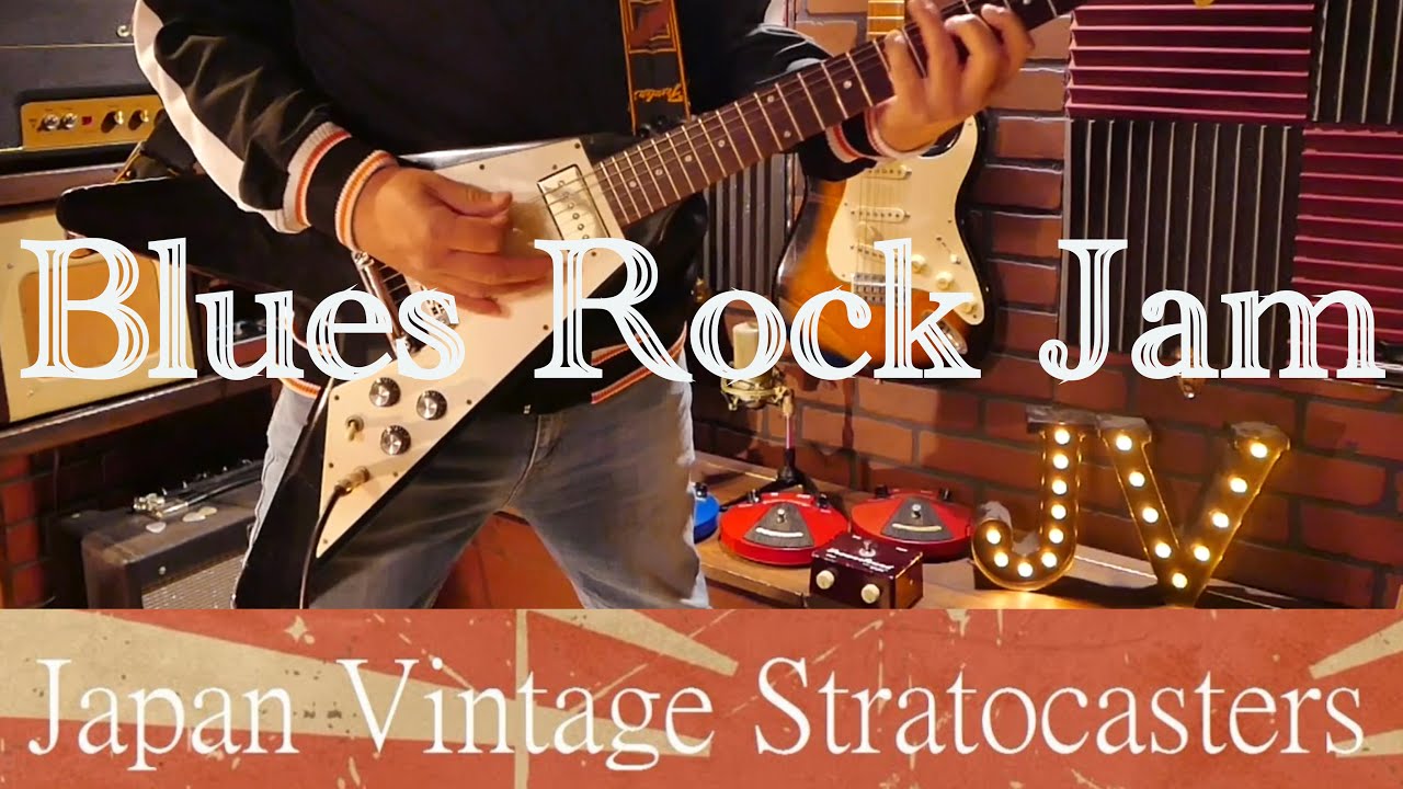 Blues Rock Jam / 1991 Gibson Flying V with Seymore Duncan Phat Cat P90 Pickups, Rosewood JV Tele '82