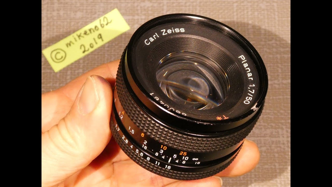 How to DE-click Carl Zeiss T* Planar 1.7 / 50 C / Y mount