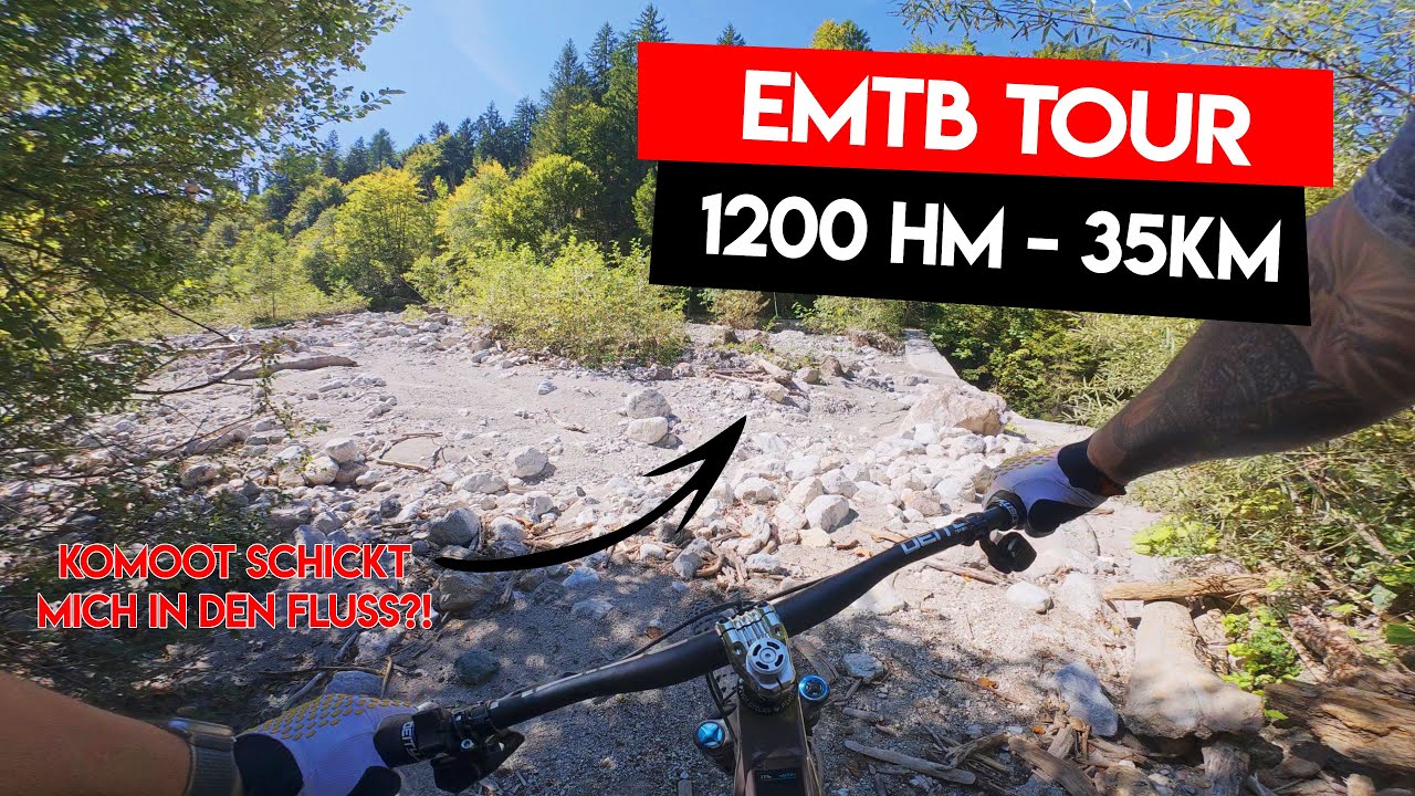 KOMOOT SCHICKT MICH DURCH DEN FLUSS?! | eMTB Tour in der Region Villach am Faaker See