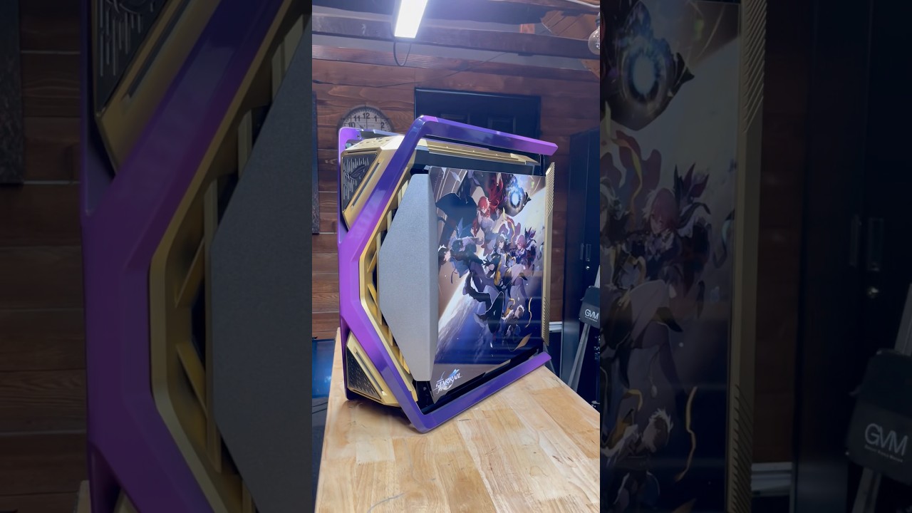 Honkai Star Rail Custom PC on ​⁠​⁠@ASUS ROG Hyperion Case #honkaistarrail #bluehorsestudios