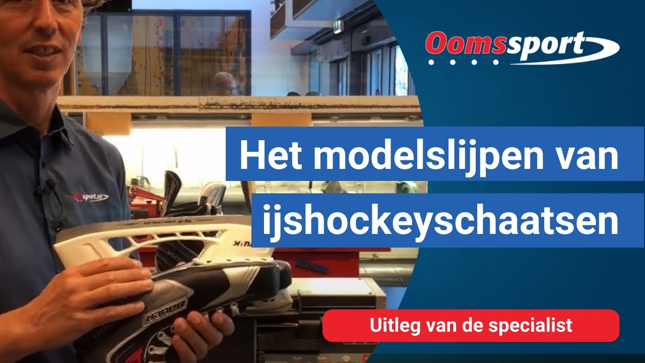 Oomssport - Het modelslijpen van ijshockeyschaatsen