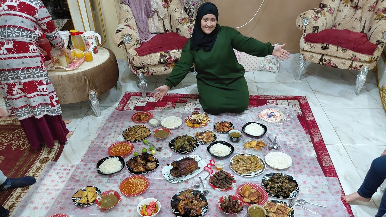 عزومه اختي لينا قومت واخد البنات وروحنا لقينها مخلصه كل حاجه 