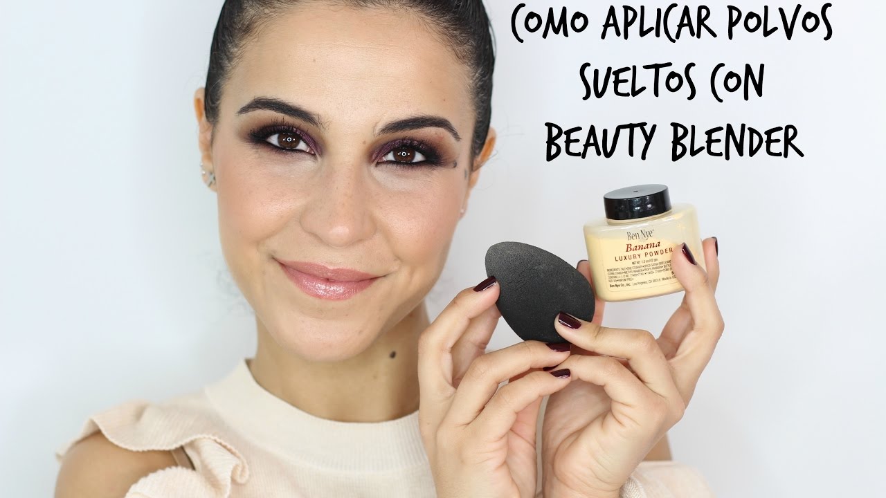 Cómo Aplicar Polvos Sueltos con Beauty Blender | The Makeup Statement