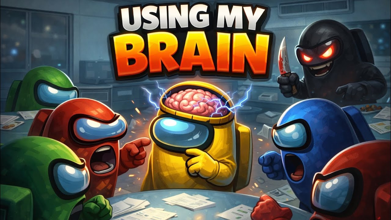 using my brain | among us 3d