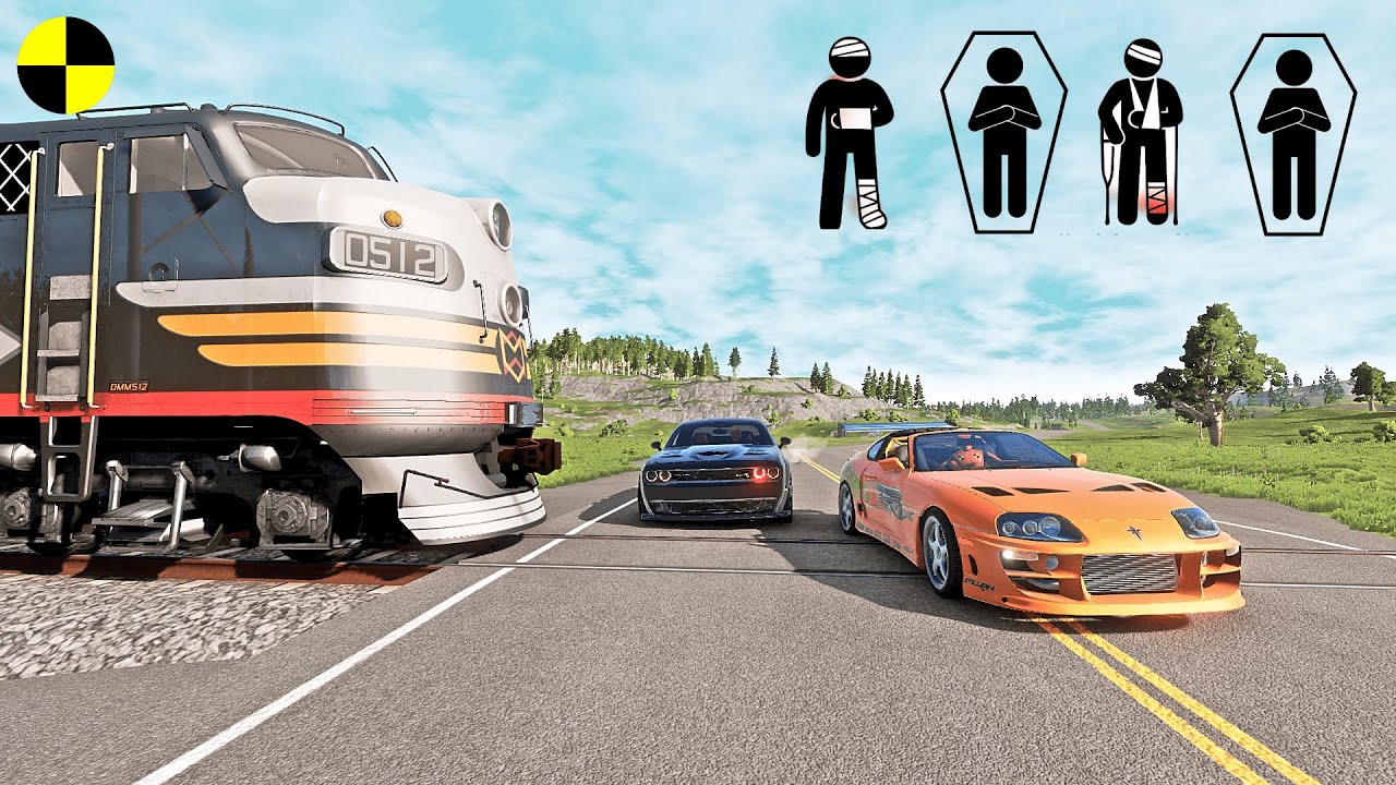 Realistic High-Speed Car Crashes in BeamNG.drive #33 | Ultra Detailed Crash Compilation