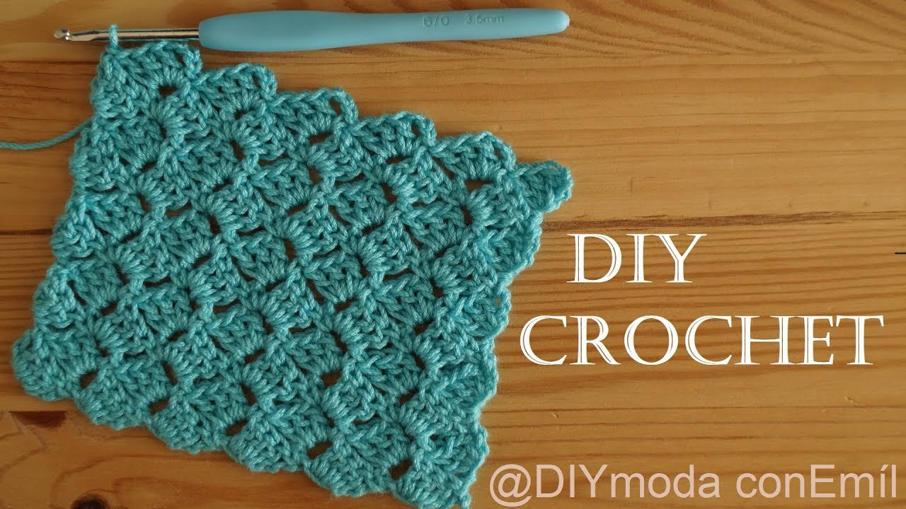 Cómo tejer punto escalera a crochet paso a paso