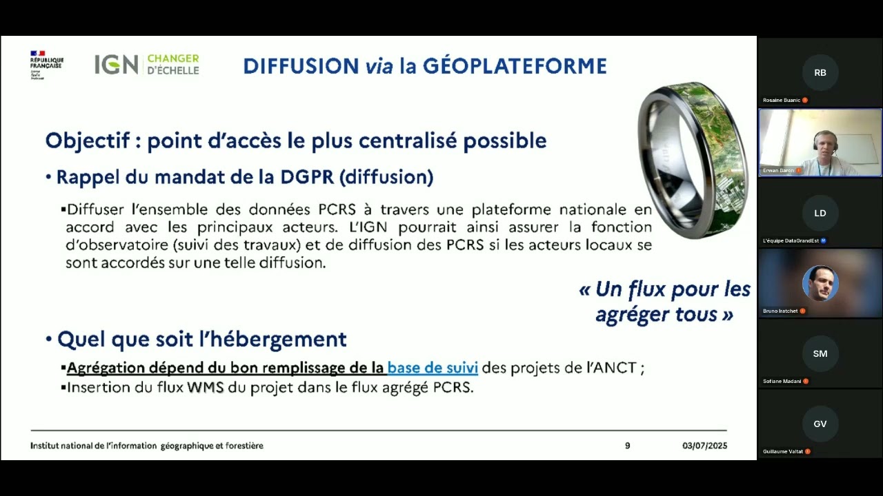PCRS - De la production à la diffusion du PCRS : l'offre de l'IGN