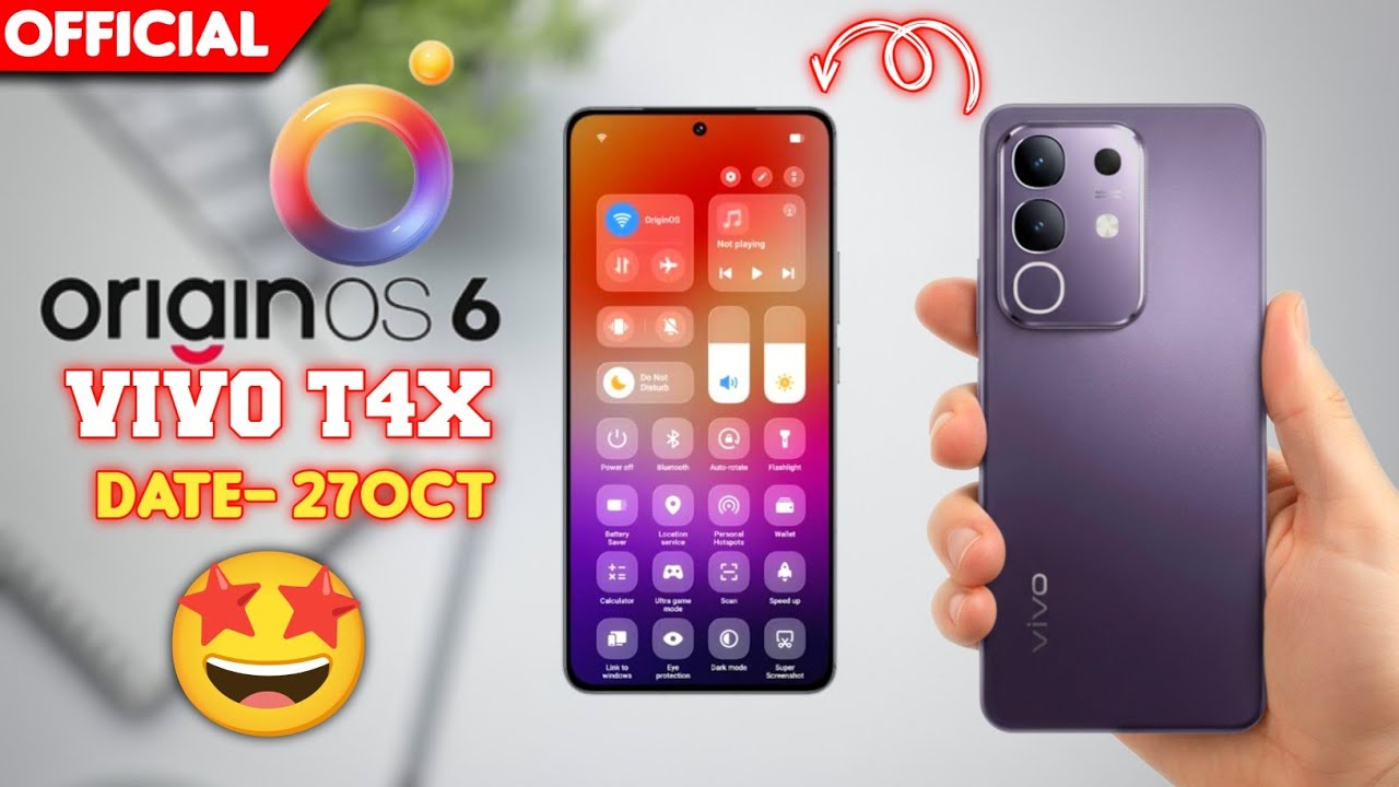 VIVO T4X 5G ORIGIN OS 6 update official date 🤩⚡| Vivo origin os 6 update eligible device list 