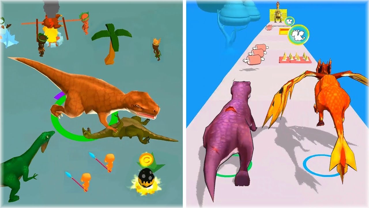 MAX LEVEL in Dinosaur attack simulator 3D!
