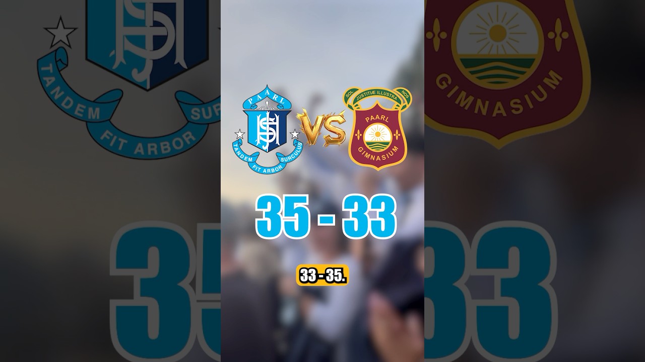 The Biggest Schoolboy Rugby Derby in the World 🔥