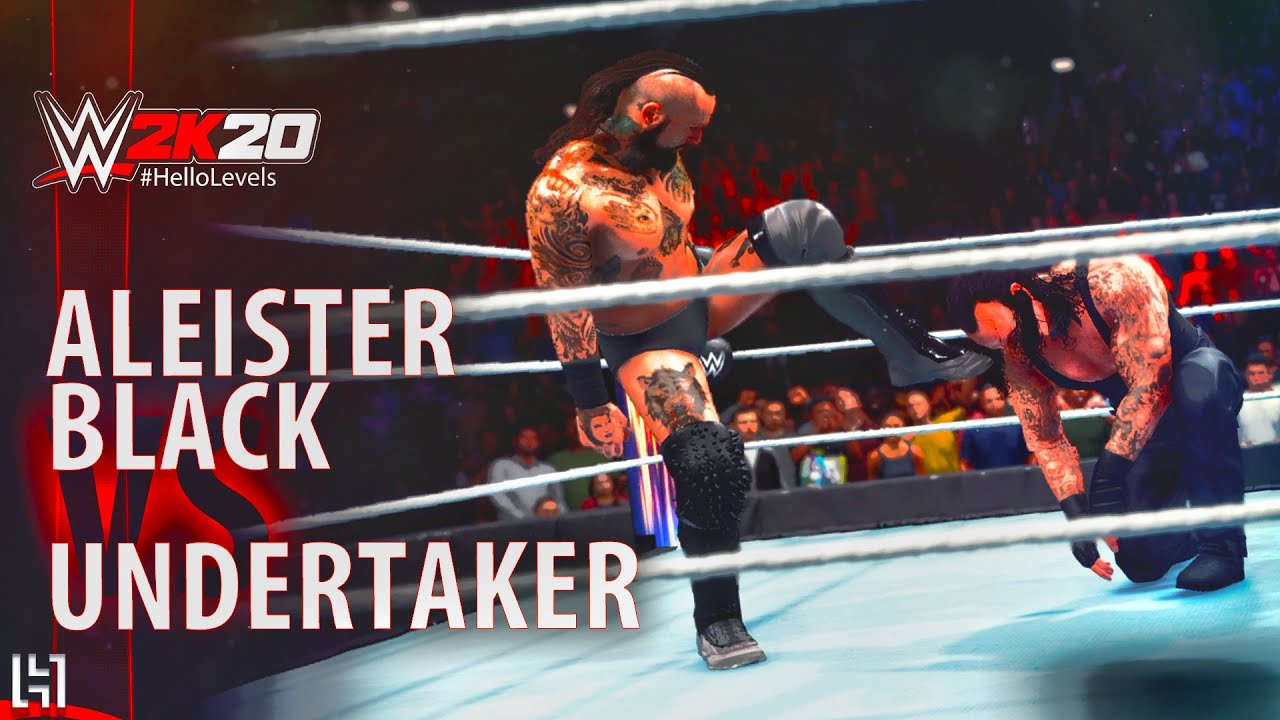 WWE 2K20 Aleister Black vs Undertaker Match Gameplay | WWE 2K20 PS4 Gameplay