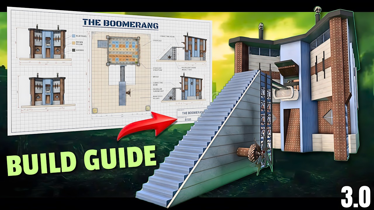 The Boomerang: Powerful Base for 3.0 - Tutorial | 7 Days to Die