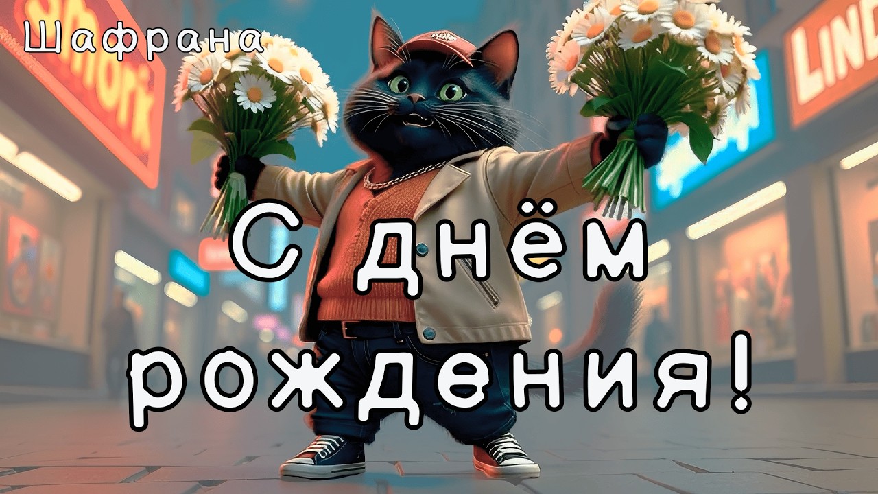 Шафрана - С днем рождения, музыкальная открытка/ / official video, 2026