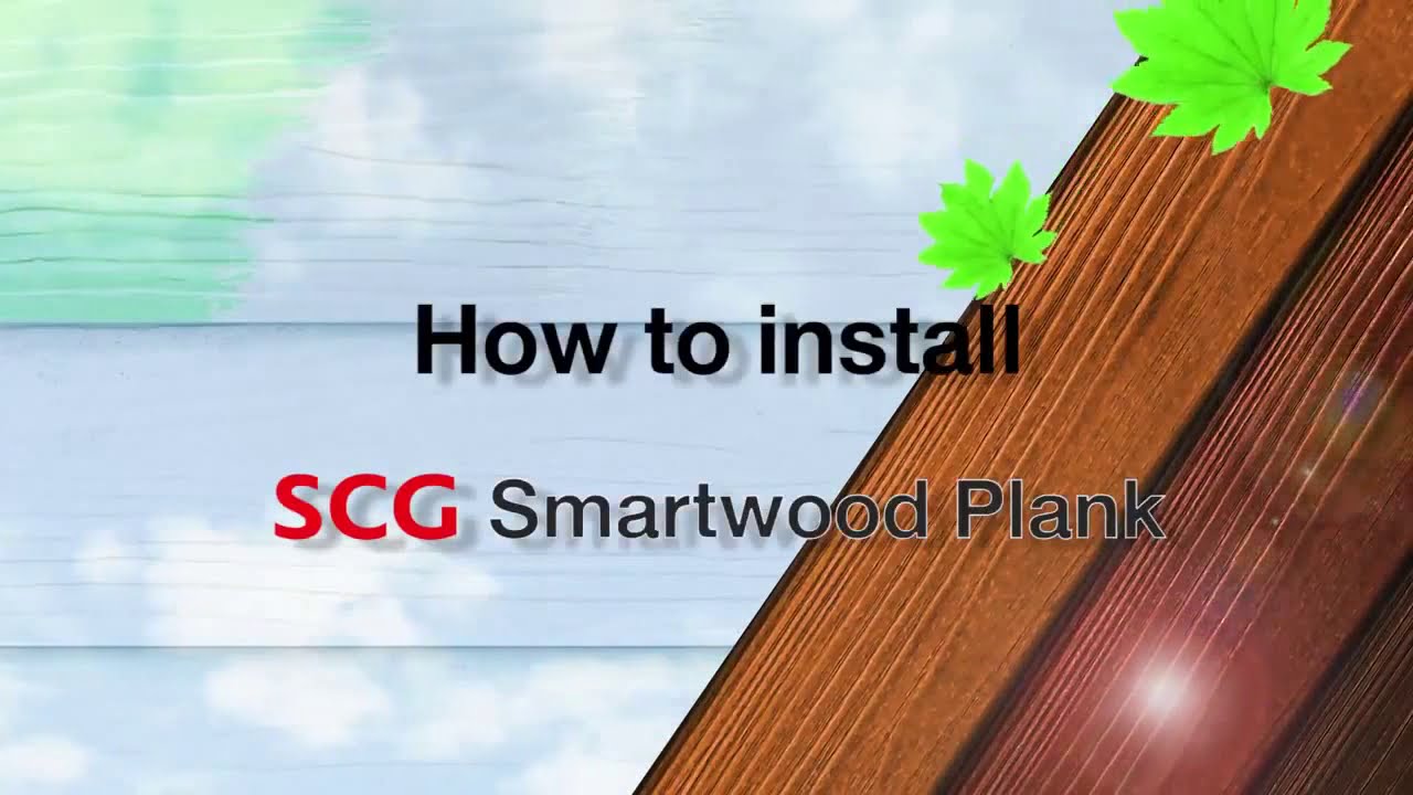Cách ốp tấm xi măng vân gỗ SCG Smartwood thái lan hướng dẫn thi công cách ốp tường vảy cá