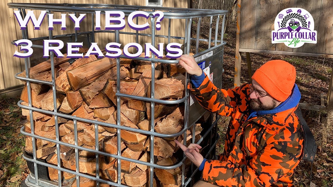 Лучшее хранилище для дров! 3 причины, по которым я использую контейнеры IBC