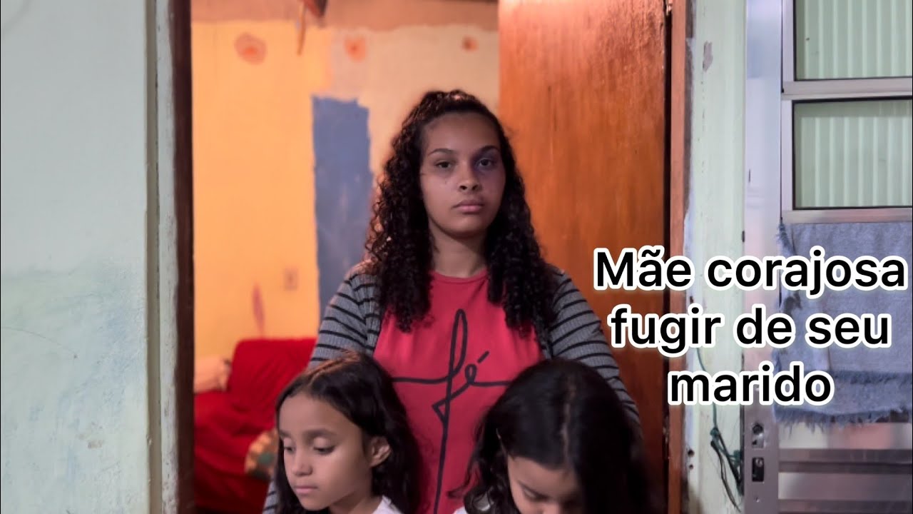Mãe corajosa foge de seu marido abusivo