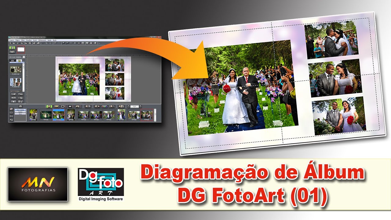 Diagramação de Álbum (01) Baixar e instalar o DG FotoArt