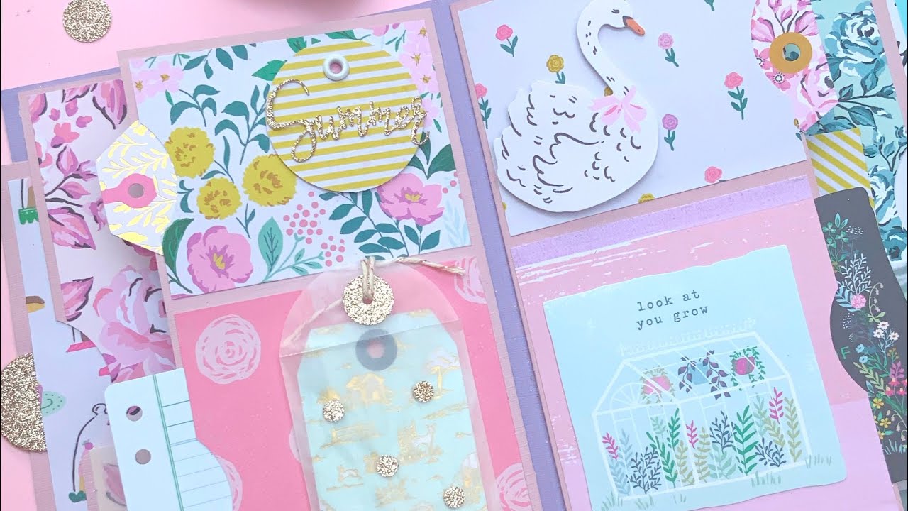 Перекидные страницы для мини-альбома | Руководство по созданию фотоальбома для путешествий | Идеи...