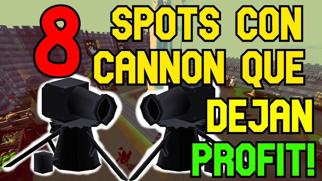 1M+ GP/H & 100k+ Range EXP/H  W/Cannon! Los mejores Spots en OSRS!