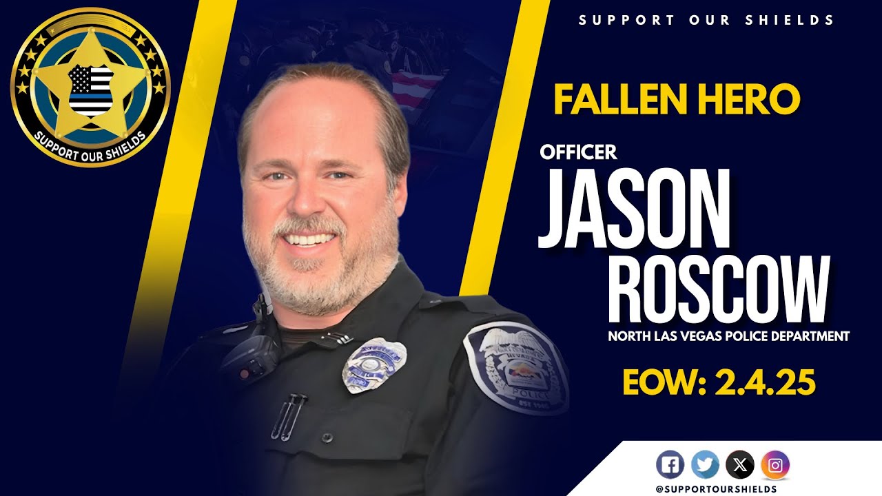 Fallen Hero: Honoring Officer Jason Roscow’s Ultimate Sacrifice 💙