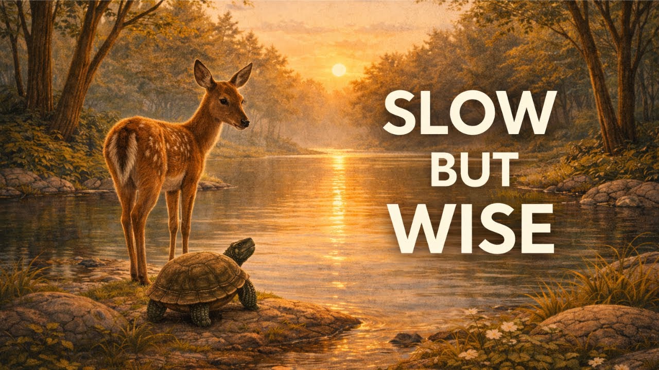 Slow But Wise | A Panchatantra Life Lesson