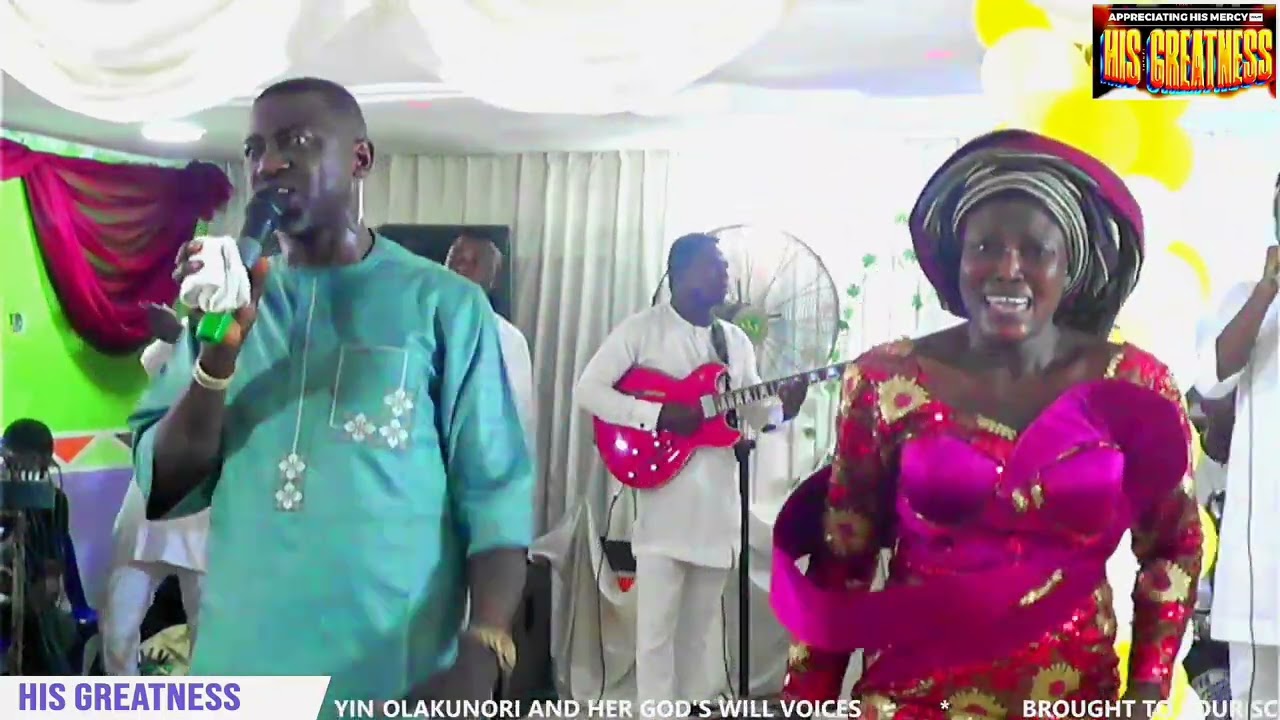 Elijah Akintunde (ọlọrunkosobe) performing Irede Live with Orindoyin