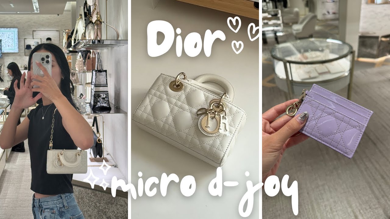 rebuying a bag i sold!!! dior micro d-joy unboxing/review