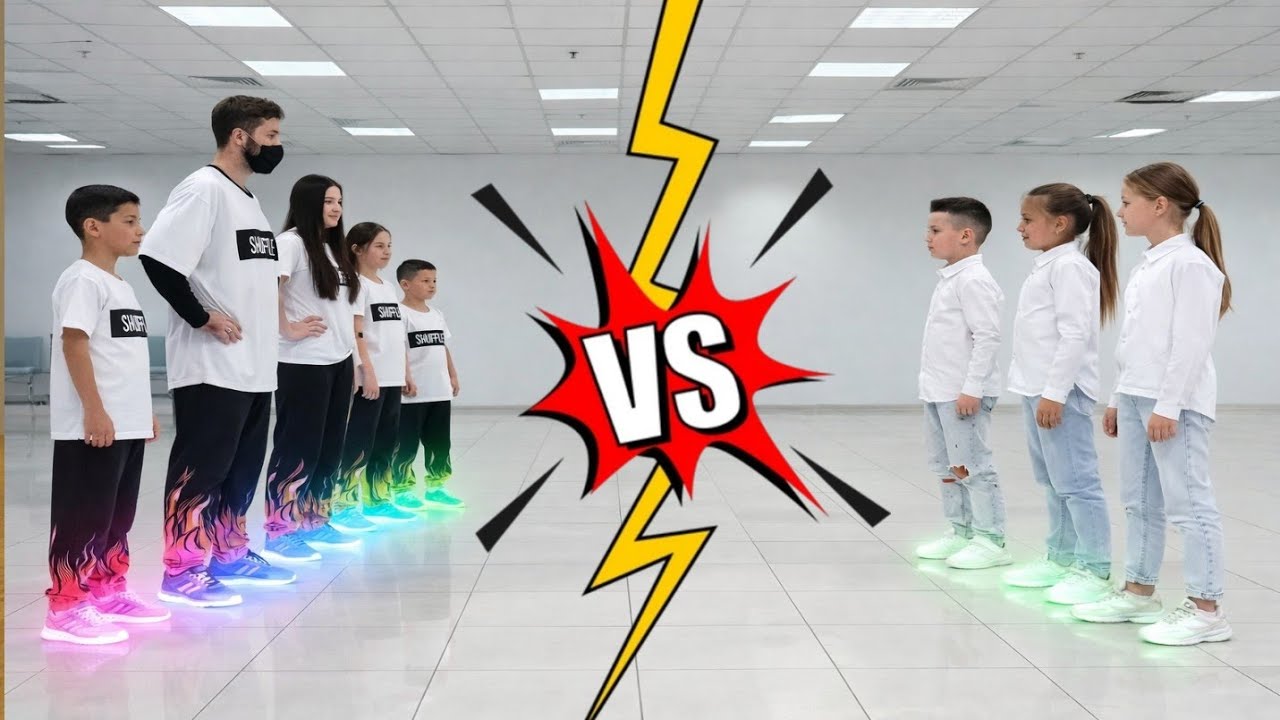 Шаффл Баттл 🤓🔥 WHO WIN 🏆 LITTLE  KIDS  BATTLE?? 😱 TUZELITY DANCE 🫰