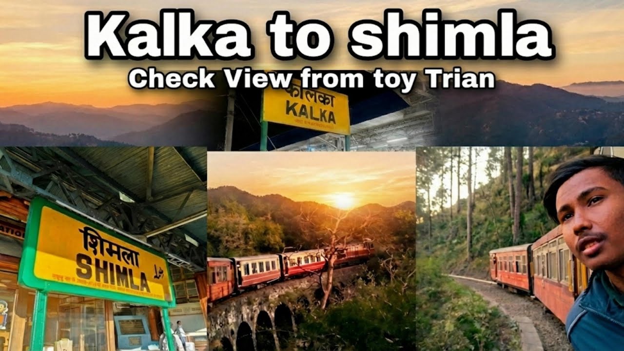 Kalka To Shimla | By toy train 🚂 | Check Karo View | Toy train se View check Karo | Shimlaaaaaaaaaa 