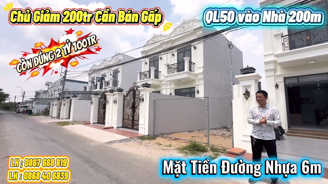 Chủ Giảm 200tr-Bán Gấp Căn Nhà-Mặt Tiền Đường-SHR-hoàn công-Bán Nhà Chính Chủ Giá Rẻ-Gần Bình Chánh