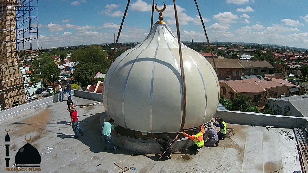 MASJID UN NOOR DOME INSTALLATION