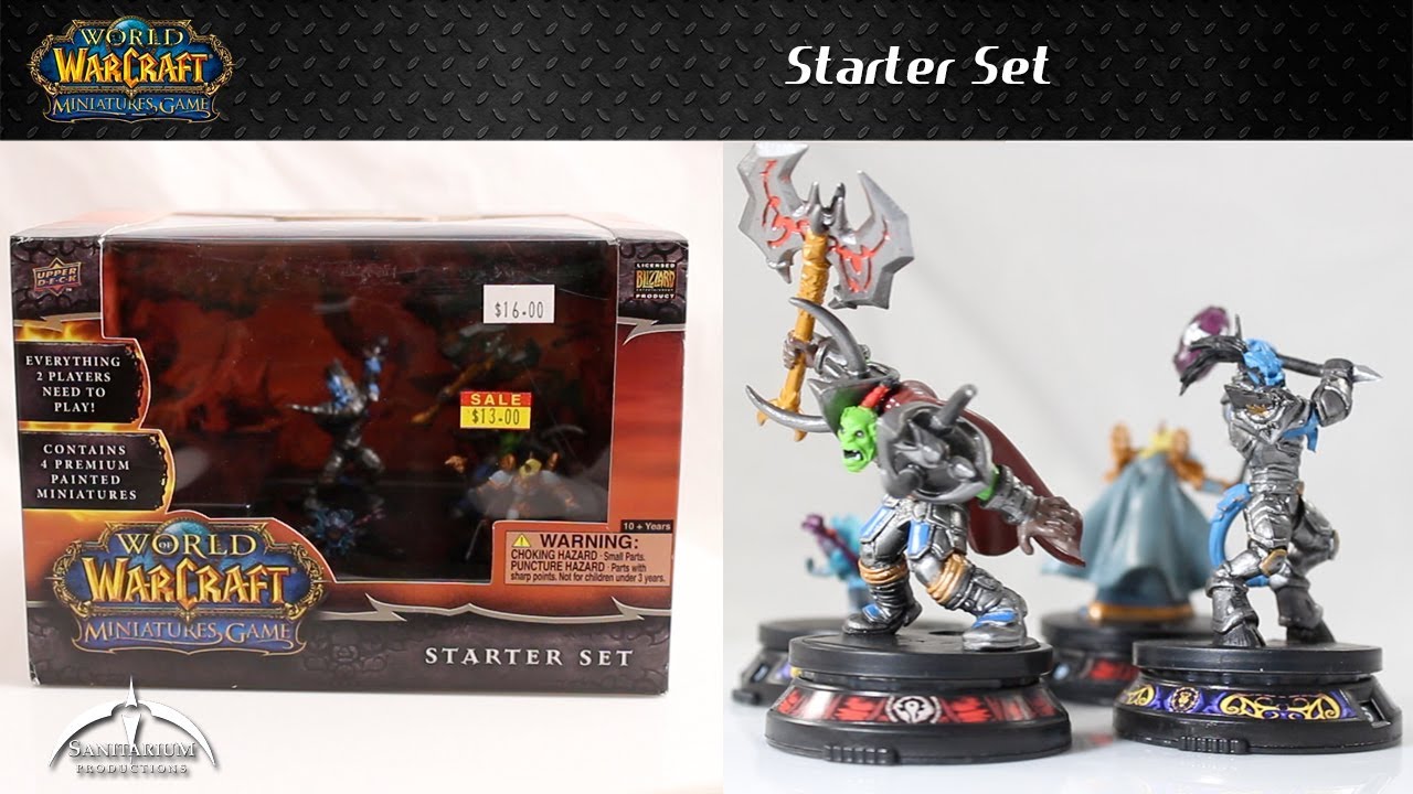 World of Warcraft Miniatures Game Starter Set Unboxing and Review