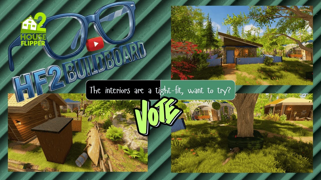 Want to Try Decorating These Tiny Cottages? -House Flipper 2 - Sandbox