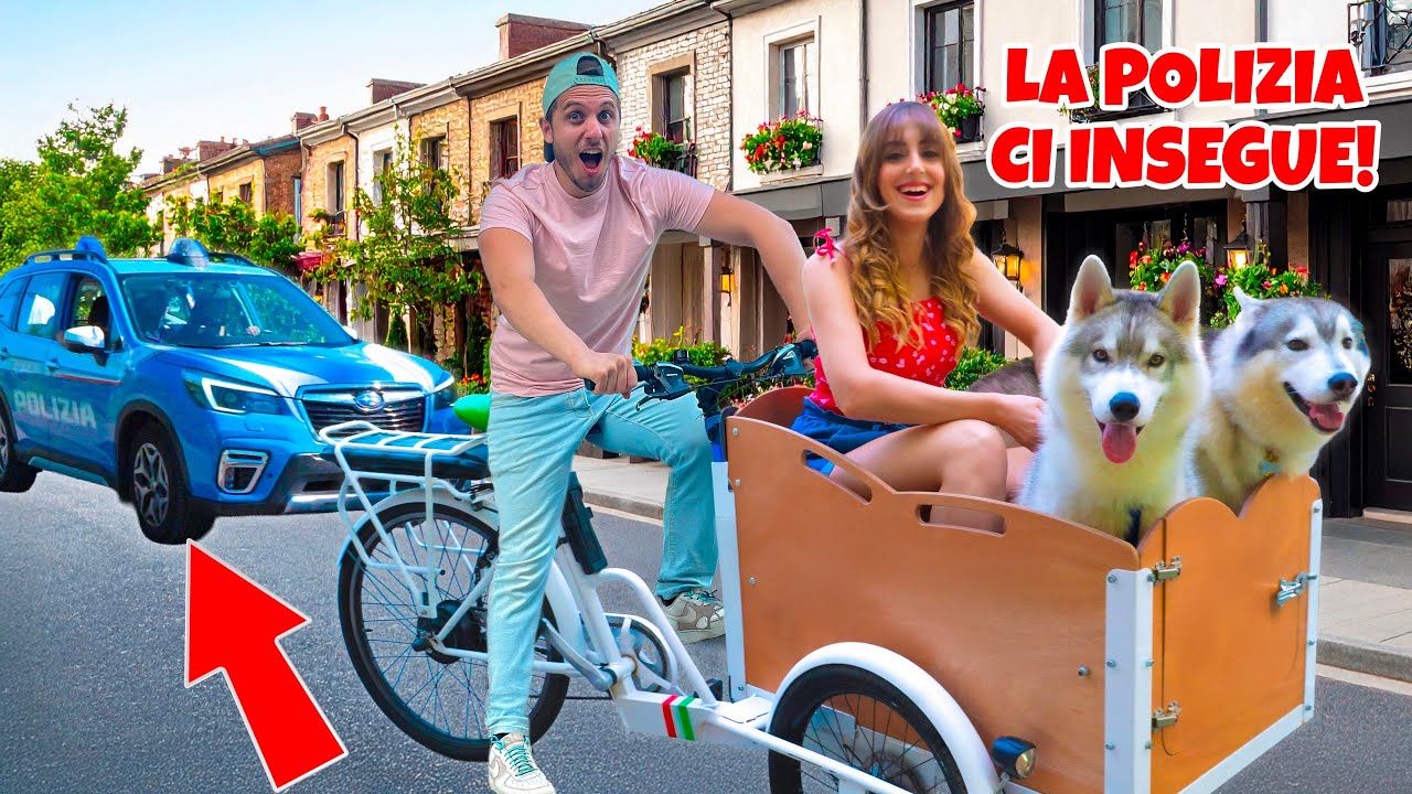 ANDIAMO in BICI con i nostri CANI! *FINITO MALE* 🐶🚴‍♂️🚨-BAU TOUR #2 | MARTY E YUKO