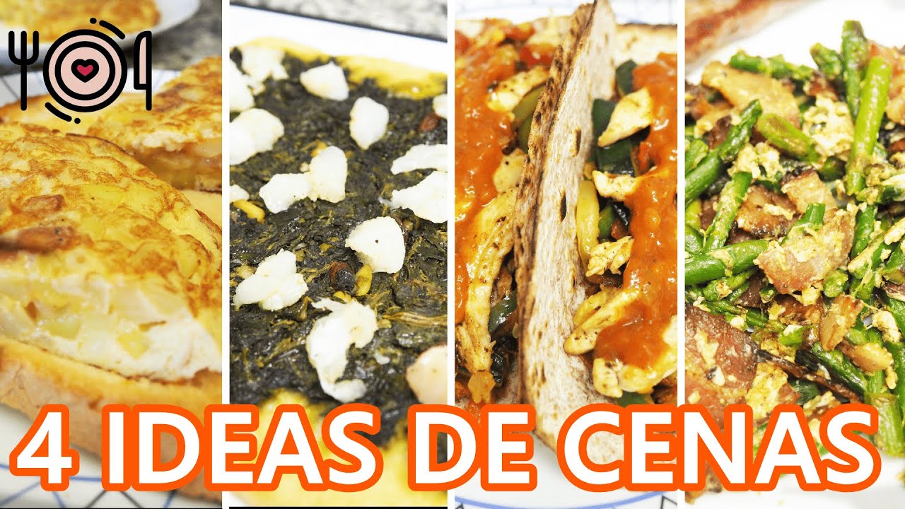MENÚ SEMANAL | 4 IDEAS DE CENAS